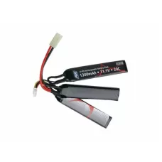 Li-Pol battery ASG 11,1V 1300mAh, 25C - Crane (3-pieces)