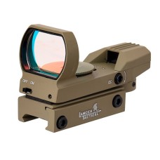 TAN 4 RETICLES RED / GREEN DOT REFLEX SIGHT