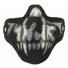 Face Mask Metal Mesh Skull