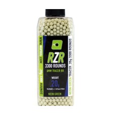 AIRSOFT BBS 6MM RZR 0.20G BOTTLES 3500 BBS TRACER GREEN