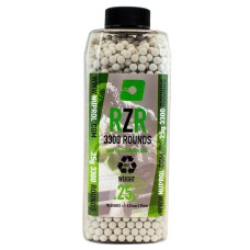 Airsoft BBs 6mm RZR 0.25g BIO bottle 3500 bbs