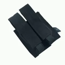 GRIPTAC DOUBLE PISTOL MAG POUCH BLACK