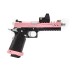 GBB GAS HI-CAPA 5.1 SPLIT PINK / BLACK / CHROME 1,0J + BDS RED-DOT