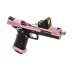 GBB GAS HI-CAPA 5.1 SPLIT PINK / BLACK / CHROME 1,0J + BDS RED-DOT